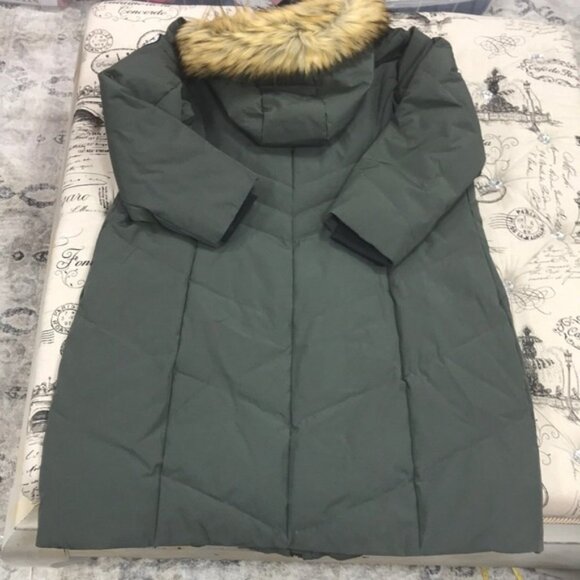 Arctic Expedition Chevron Quilted Down Coat - Picture 7 of 12